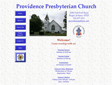 Tablet Screenshot of brightprovidencechurch.org